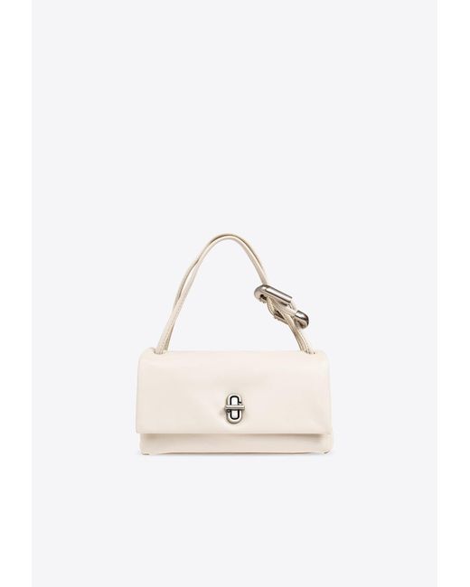 Marc Jacobs Natural Mini Leather Dual Top Handle Bag