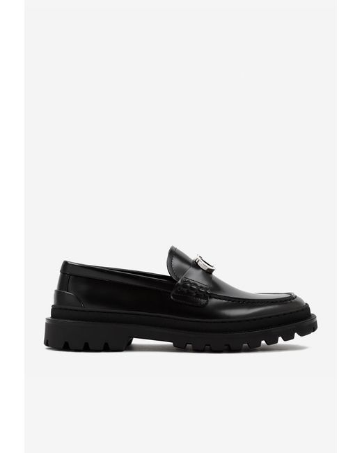 Dior Black Loafers Shoes for men