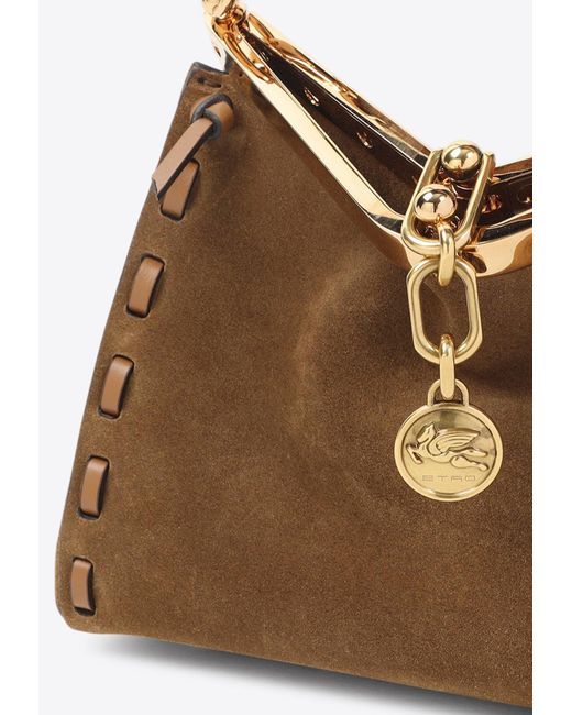 Etro White Small Vela Shoulder Bag