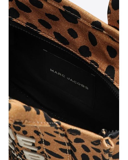 Marc Jacobs Blue Medium Cheetah Print Tote Bag