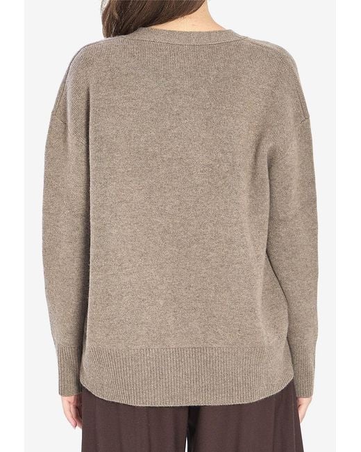 Lisa Yang Gray Amery Buttoned Cardigans
