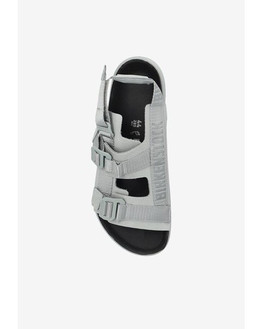 Birkenstock Green Shinjuku Double-Strap Leather Sandals for men