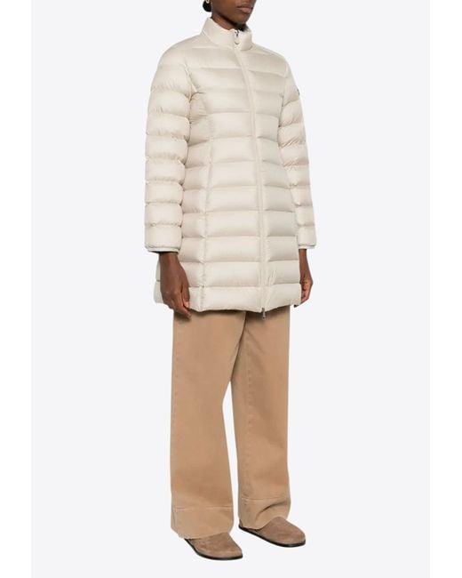 Moncler Natural Igesse Long Down Jacket