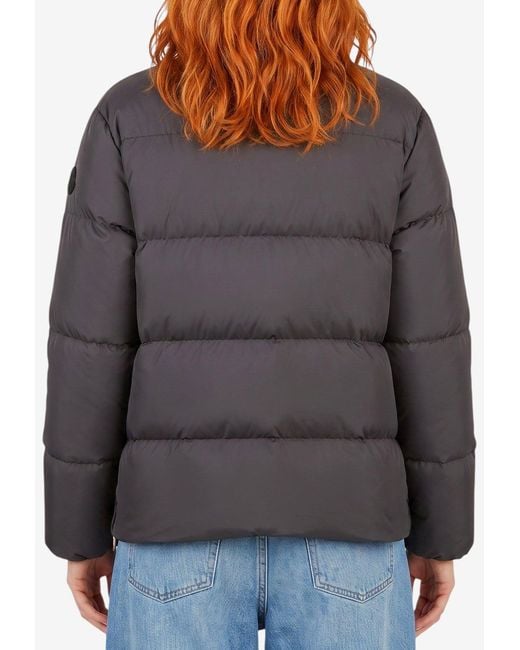 Moncler Black Vivantesse Short Down Jacket