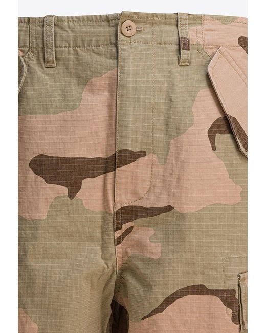 Stussy Natural Ripstop Cargo Camo Shorts for men