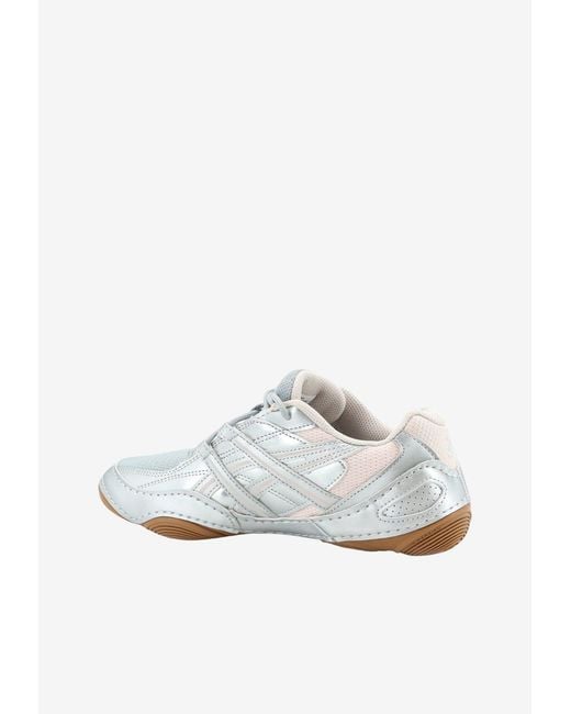 Asics White Hypersync Low-Top Sneakers for men