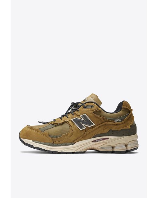 New Balance Brown 2002R Low-Top Sneakers