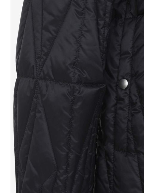 Moncler Black Geocamo Flight Jacket With Logo-Patch
