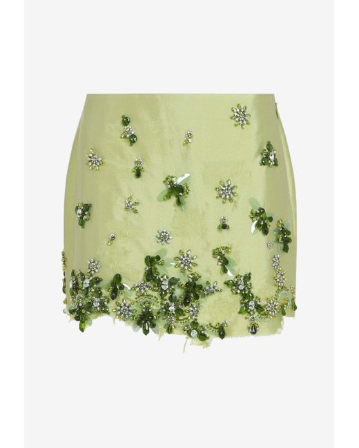 スカート Crystal-embellished Mini Skirt Alexander Wang crystal-embellished Mini Skirt | Black