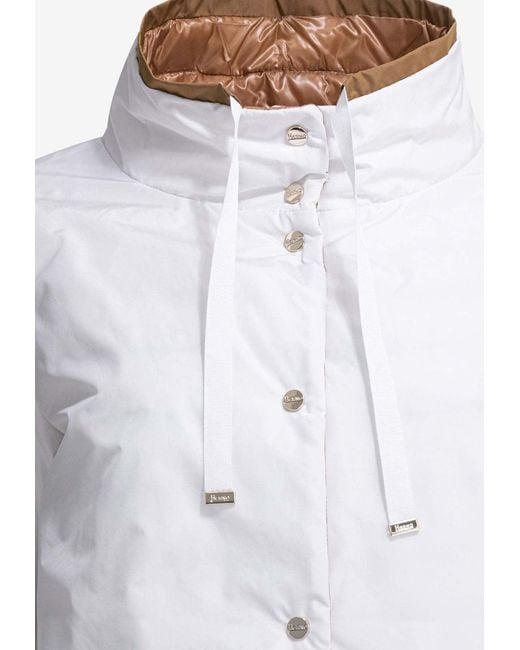Herno White Reversible Down Jacket