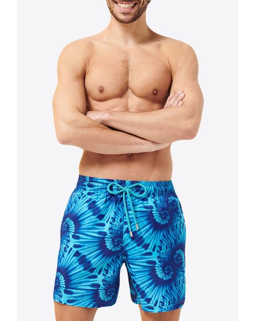 Vilebrequin Moohina Packable Nautilius Tie & Dye Swim Shorts in Blue for Men  | Lyst UK
