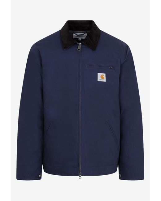 Carhartt WIP Blue Detroit Zip-up Jacket for men