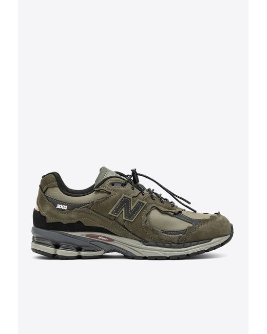 New Balance Green 2002 Low-Top Sneakers