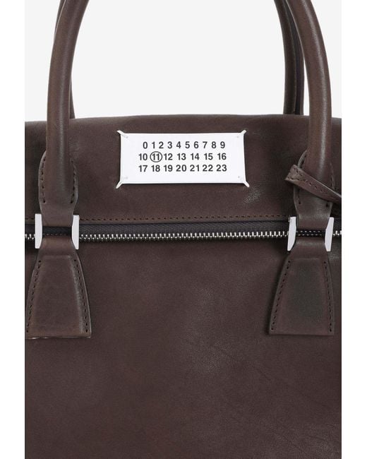 Maison Margiela Brown 5Ac Loved To Death Top Handle Bag