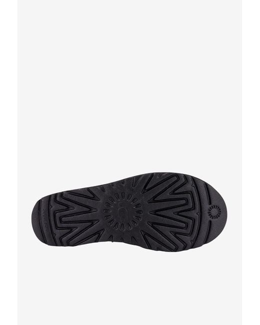 Ugg Black Mini Bailey Button Ii Suede Ankle Boots