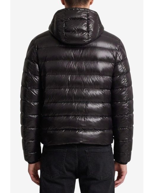 Moncler Black Forzo Short Packable Down Jacket for men
