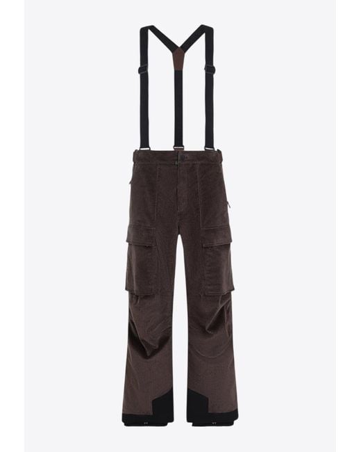 Moncler White Ski Track Pants for men