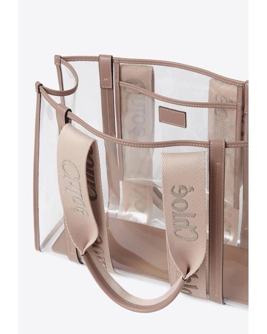 Chloé Natural Woody Jelly Tote Bag