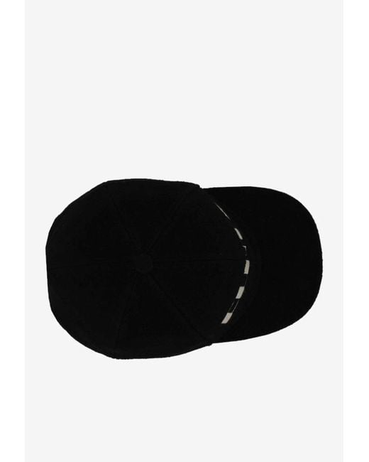 Rick Owens Black Cunty Baseball Cap for men