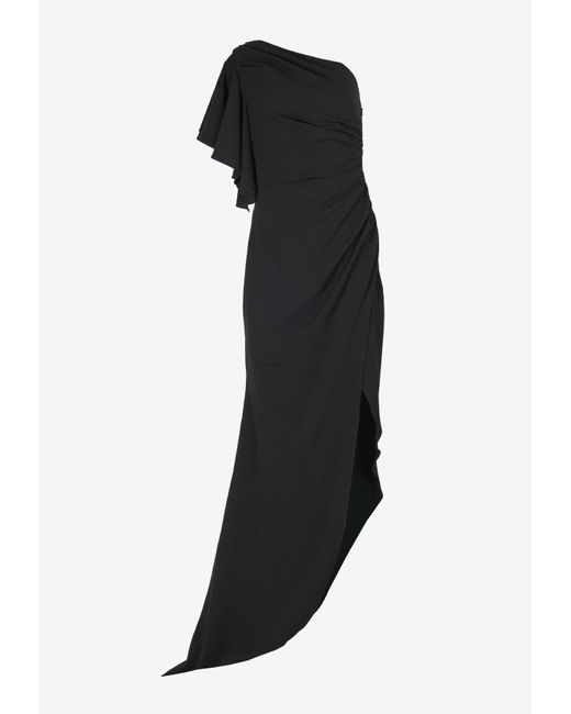 Elliatt Black Convivial One-Shoulder Gown