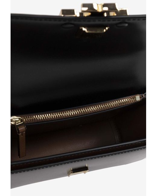 Tory Burch Black Small Eleanor Leather Crossbody Bag