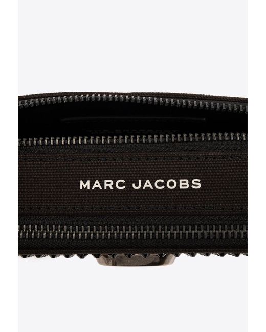 Marc Jacobs White The Crystal Embellished Snapshot Camera Bag