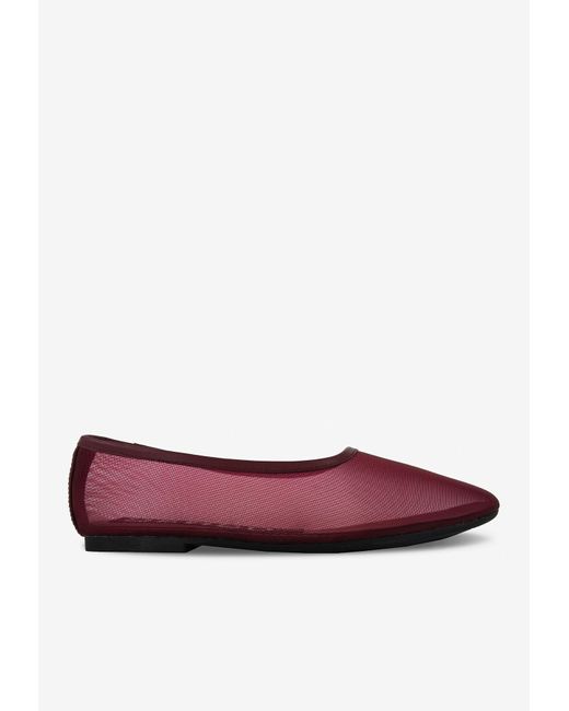 Senso Red Dena Mesh Ballet Flats
