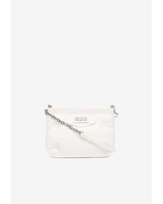 Maison Margiela White Mini Glam Slam Crossbody Bag