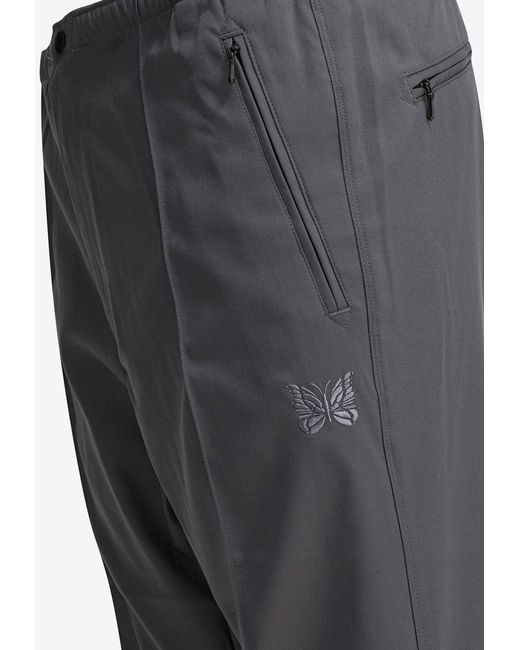 Needles Gray Boot-Cut Tailored Pants for men