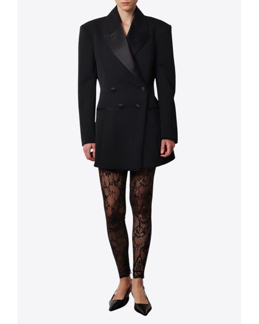 Givenchy Black Double-Breasted Tailored Blazer