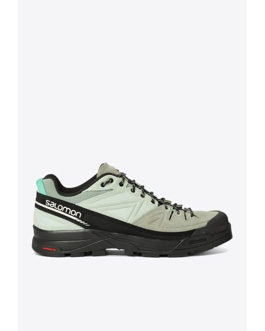 Salomon Green X-Alp Low-Top Sneakers for men