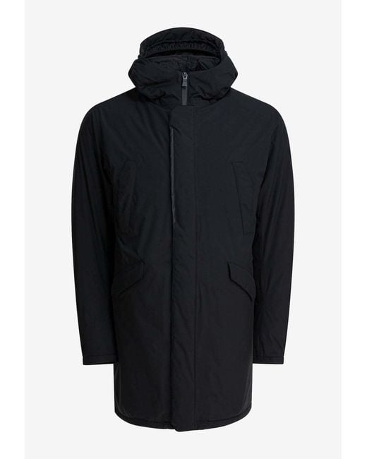 Herno Blue Fishtail Gore-Tex Down Jacket for men