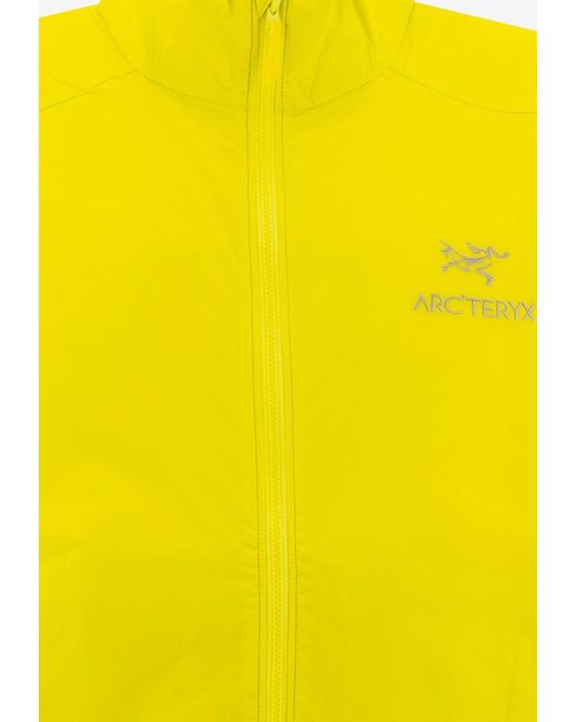 Arc'teryx Yellow Atom Windbreaker Jacket for men