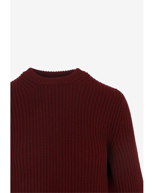 Max Mara Red Astoria Knit Mini Dress