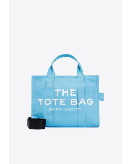 Marc Jacobs Blue The Medium Canvas Tote Bag