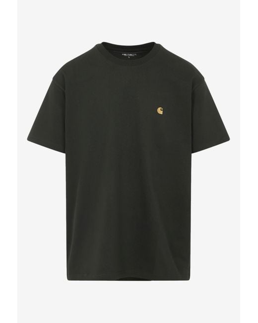 Carhartt Black Chase Short-Sleeved T-Shirt for men
