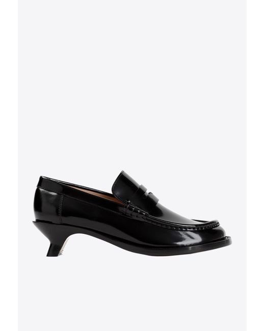 Loewe Black Campo Patent Leather Loafers