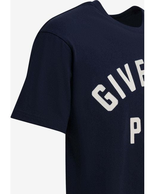 Givenchy Blue Paris" T-Shirt for men