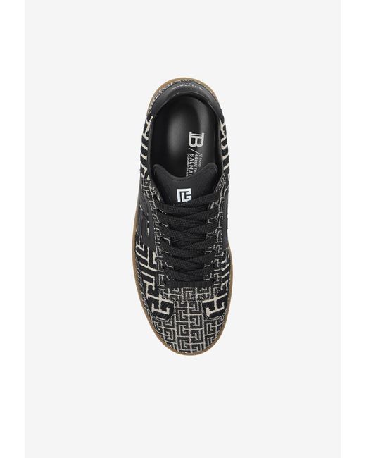 Balmain Black Swan Sneakers for men