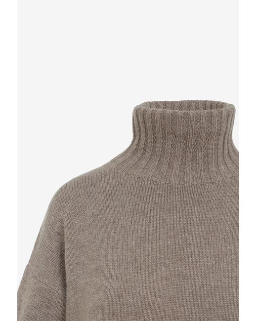 Max Mara Gray Summer Midi Knit Dress