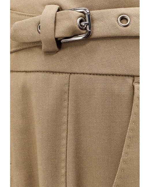 Dolce & Gabbana Natural Wool Tailored Pants for men