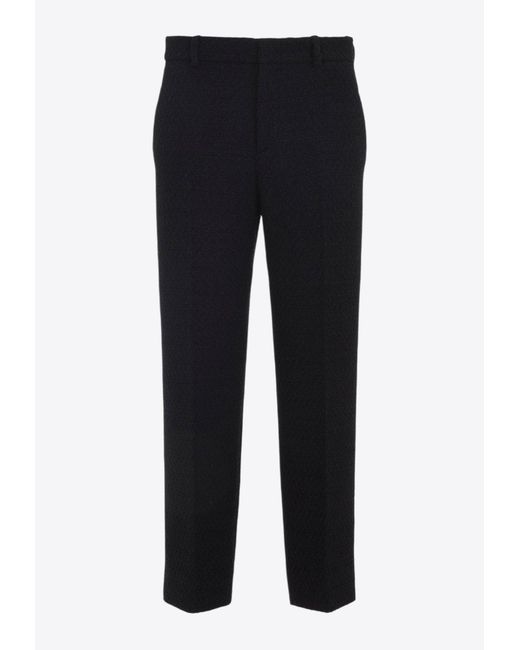 Gucci Blue Boucle Pants