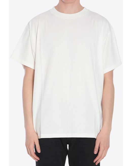 The Row White Sato Basic T-Shirt for men
