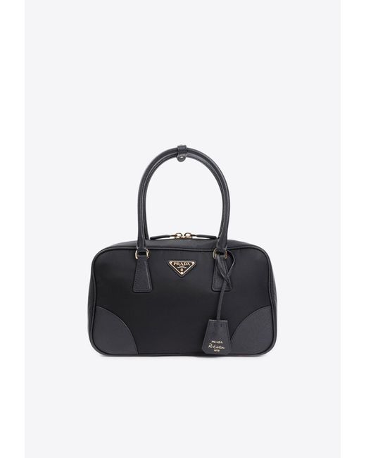 Prada Black Medium Re-Edition 1978 Top Handle Bag