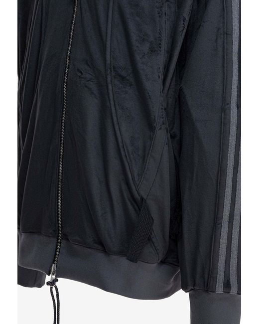 Adidas Originals Black X Song For The Mute Zip-Up Velvet Jacket for men