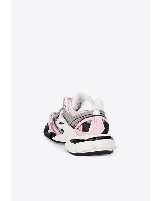 Balenciaga White Track.2 Nylon And Mesh Sneakers
