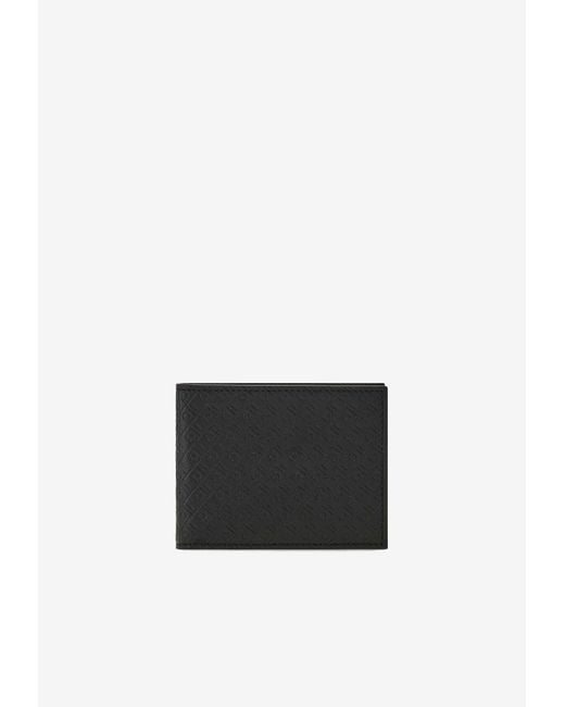 Ferragamo White Monogram Embossed Bi-Fold Wallet for men