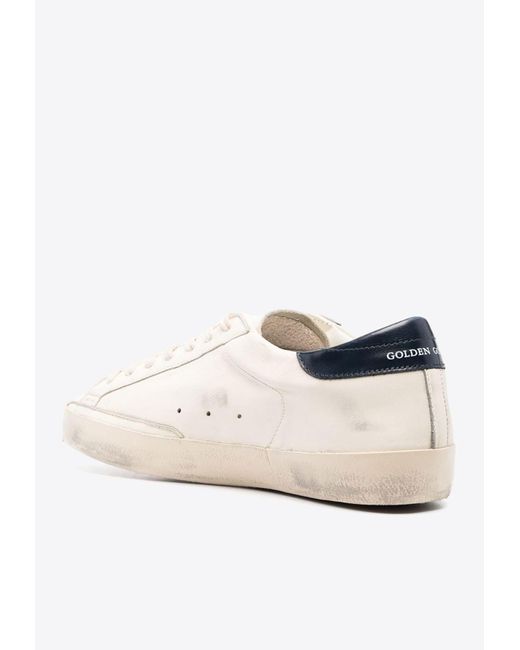 Golden Goose Deluxe Brand Natural Super Star Leather Low-Top Sneakers for men