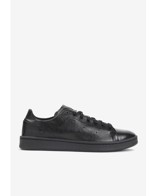 Y-3 Black Stan Smith Low-Top Sneakers for men