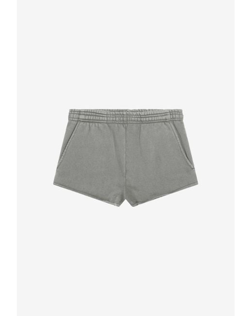 Entire studios Gray Elasticated Mini Shorts